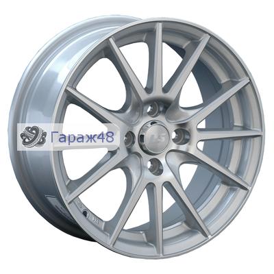 LS 143 R15 / 6.5J PCD 4x100 ET 40 ЦО 73.1 Литые Серебристый полированный